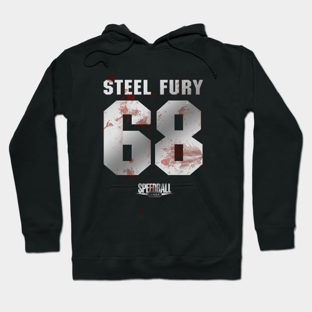 Steel Fury Jersey Hoodie by RetroCheshire